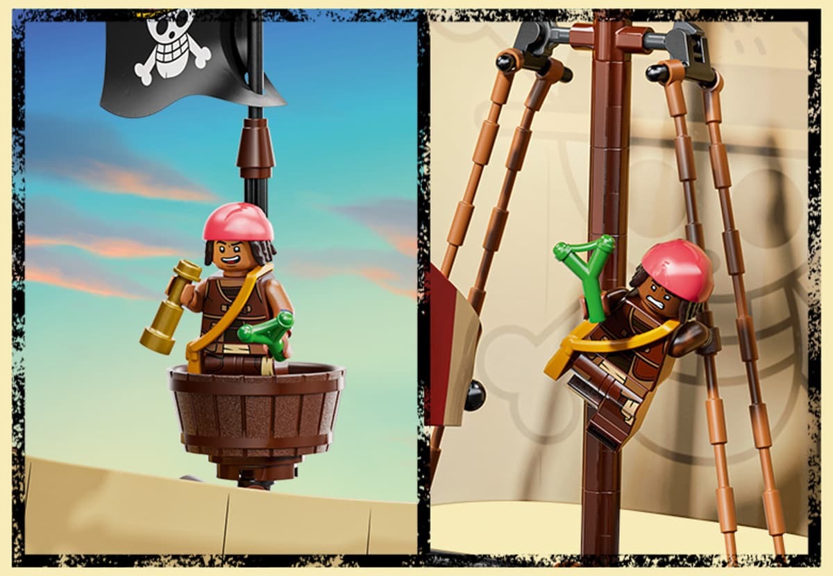 LEGO ONE PIECE Usopp pe catarg